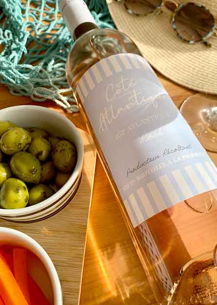 Le vin rosé Côté Atlantique Univitis