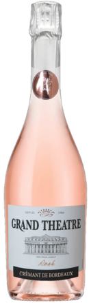 Packshot bouteill Grand Théâtre Crémant de Bordeaux Rosé