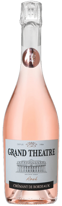 Packshot bouteill Grand Théâtre Crémant de Bordeaux Rosé
