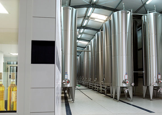 Stainless steel wine tanks