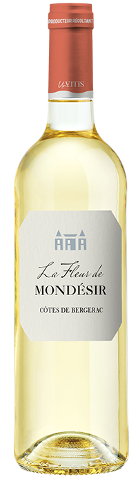 Bouteille de vin blanc moelleux La Fleur de Mondésir