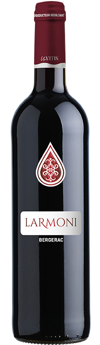 Bouteille de Larmoni AOP Bergerac Rouge – vin rouge de repas