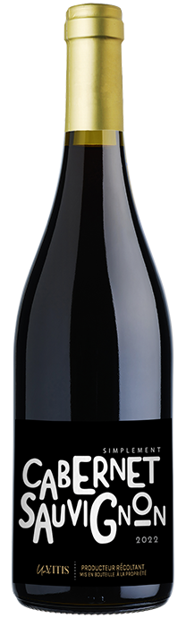 Bouteille de Simplement Cabernet Sauvignon – vin rouge monocépage