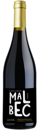 Bouteille de Simplement Malbec – vin rouge fruité 75 cl