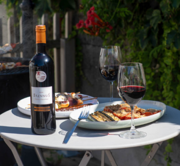 Vin et grillades