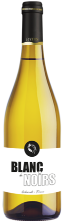 bouteille de vin blanc sec blanc de noirs de l'Atlantique