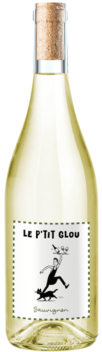 Bouteille de vin blanc sec sauvignon IGP Atlantique