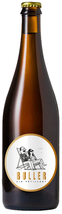 Bouteille de vin blanc pétillant Buller Vin de France, frais et léger