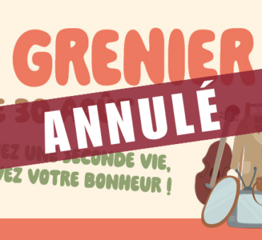 Vide grenier du 30 août 2026 aux Lèves et Thoumeyragues annulé.