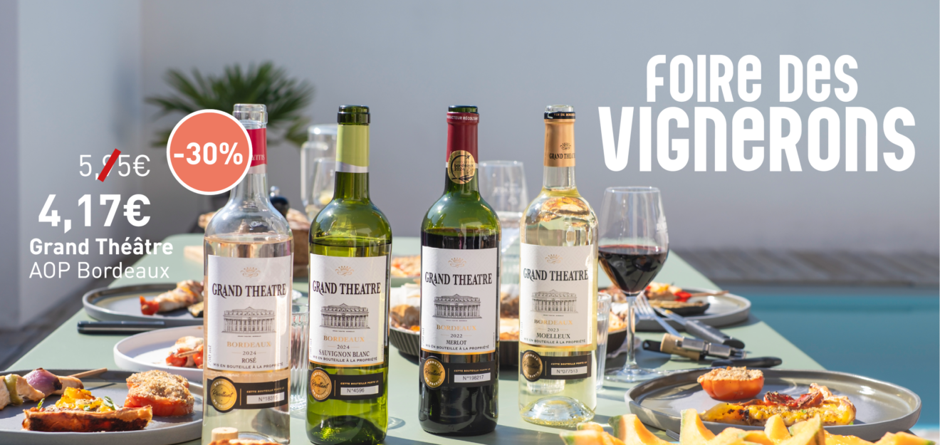 Foire des vignerons : -30% sur Grand Théâtre