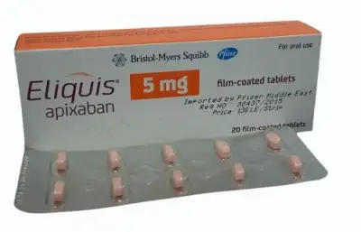 Eliquis 5mg — €3.54 le comprimés en France