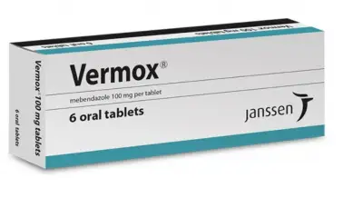 Mebendazole (Vermox) 100mg — envoi discret, €0.63