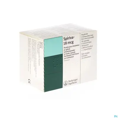 Spiriva (Tiotropium) 18 mcg — noté 4,5/5 | €1.48