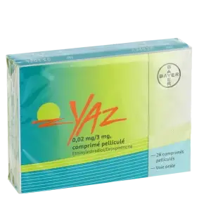 Prix Yaz 0.02 mg générique : €0.41 · livraison FR