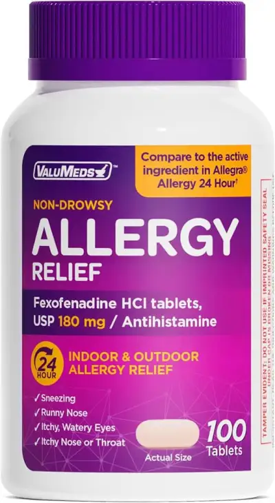 Allegra 120mg générique — prix €0.25 le comprimé
